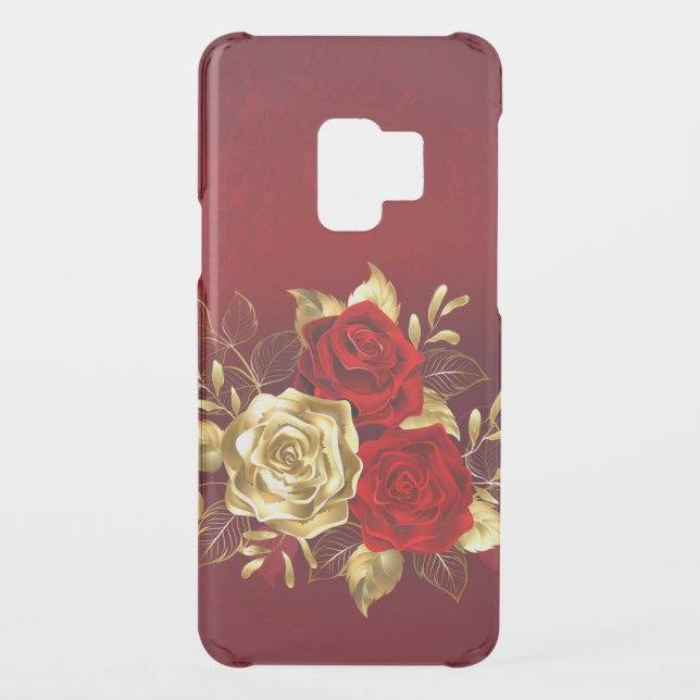 Three Jewelry Roses Uncommon Samsung Galaxy Case (Back)