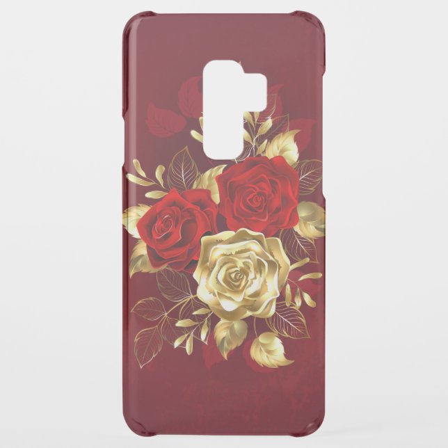Three Jewelry Roses Uncommon Samsung Galaxy Case (Back)