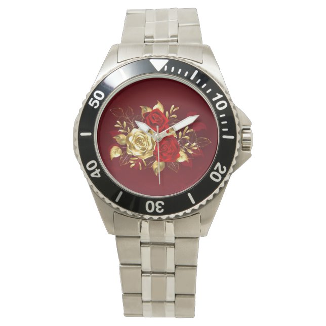 Three Jewelry Roses Watch (Front)