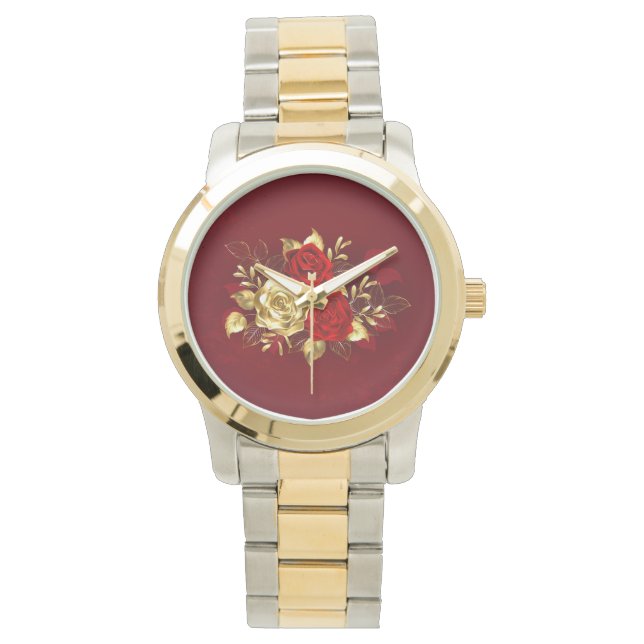 Three Jewelry Roses Watch (Front)