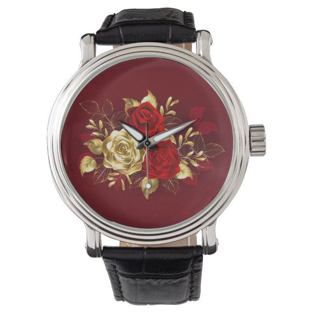 Three Jewelry Roses Watch (Front)