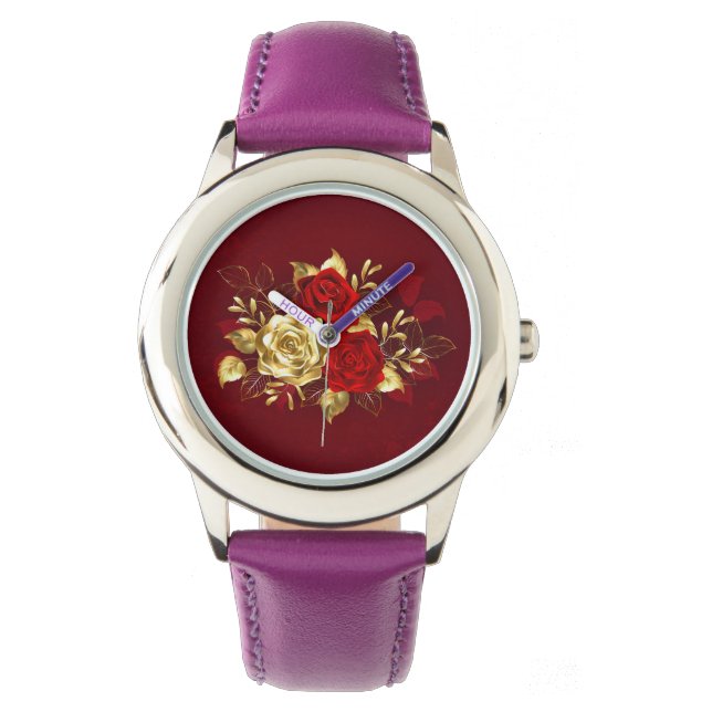 Three Jewelry Roses Watch (Front)