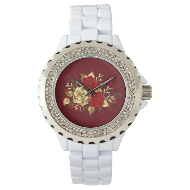 Three Jewelry Roses Watch (Front)