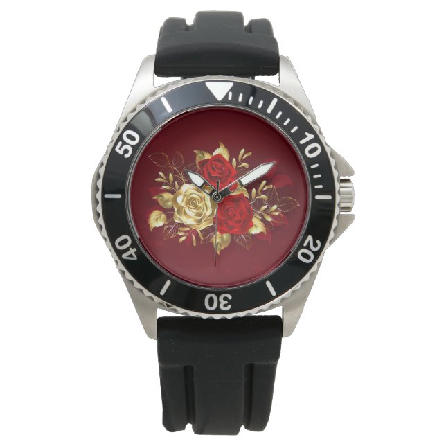 Three Jewelry Roses Watch (Front)