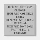 THREE KINDS OF PEOPLE