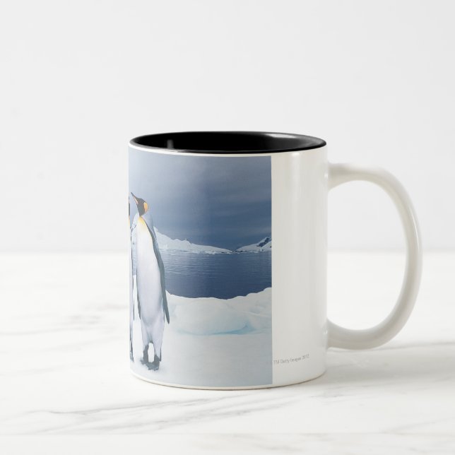 Three King Penguins Two-Tone Coffee Mug (Right)
