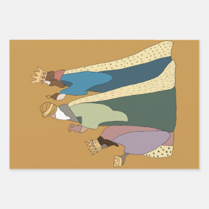 THREE KING WRAPPING PAPER