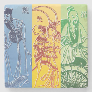 Three Kingdoms Stone Coaster