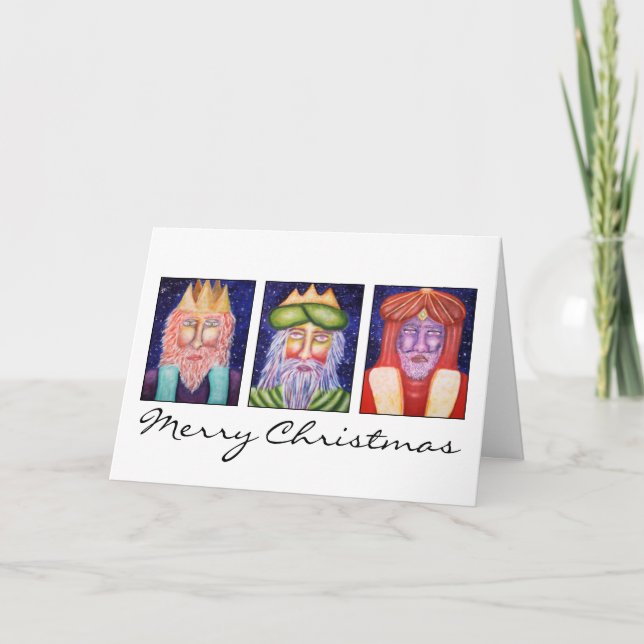 Three Kings Art Christmas Greeting Cards (Front)