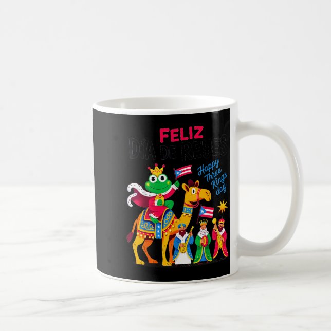 Three Kings Day Puerto Rican &amp; Coqui Frog Bori Coffee Mug (Right)