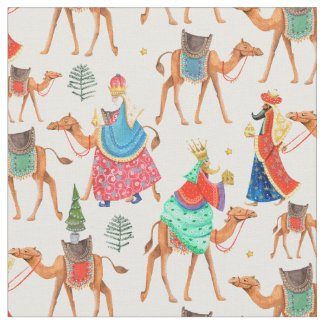 Three Kings | Holiday Christmas | Fabric