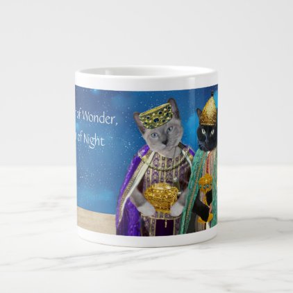 Three Kings Kittens Jumbo Mug