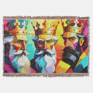 Three Kings Throw Blanket