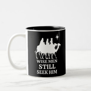 Three Kings Wise Men Still Seek Him Two-Tone Coffee Mug