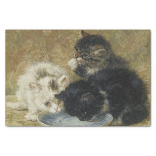 Three Kittens by Henriette Ronner_Knip Tissue Paper