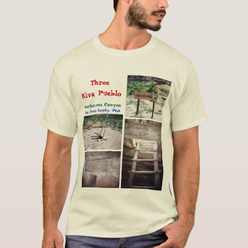 Three Kiva Pueblo T_Shirt