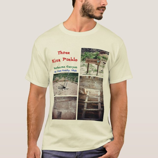 Three Kiva Pueblo T-Shirt (Front)