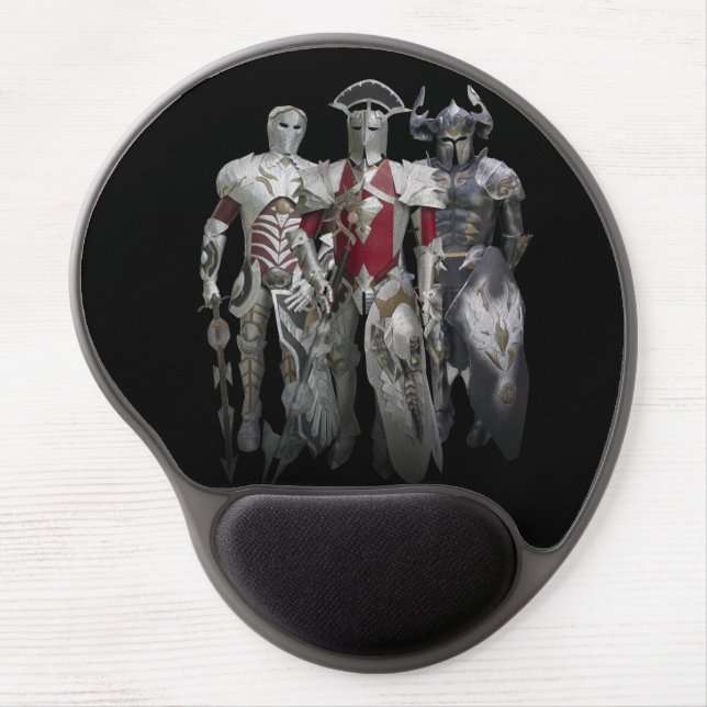 Three knights gel mouse pad (Front)
