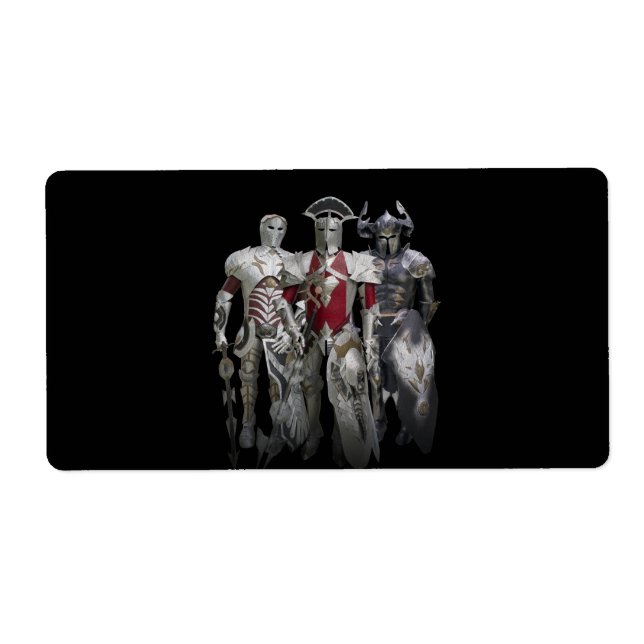 Three knights label (Front)