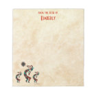 Three Kokopelli Playing The Flute