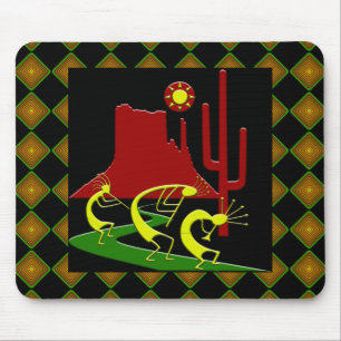 Three Kokopellis on the Koad Mouse Pad