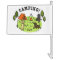 Three Labradors Camping Flag