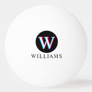 Three Layer Colors Monogram Ping Pong Ball