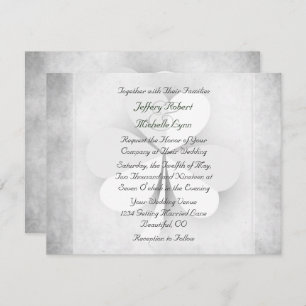 Three Leaf Clover Irish Wedding Invitation