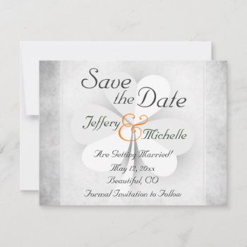Three Leaf Clover Irish Wedding Save The Date by HorseAndPony at Zazzle