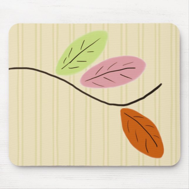 Three Leaves Mousepad (Front)