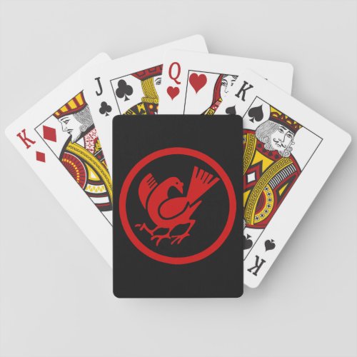 Three Legged Crow Poker Cards