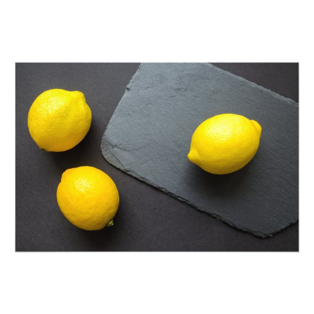 "Three Lemons" Cute Photo. Buy Now Photo Print (Front)