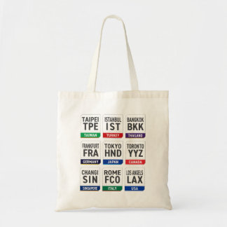 Three Letter Code Tote Bag