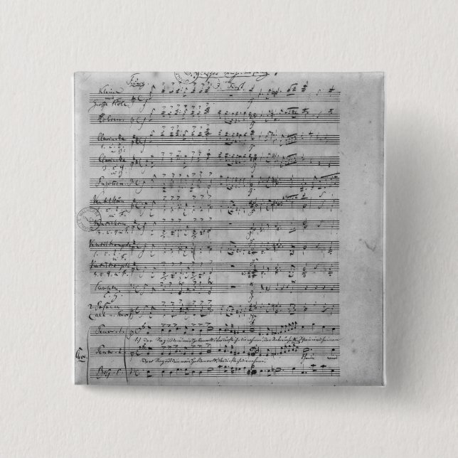 Three Lieder Button (Front)