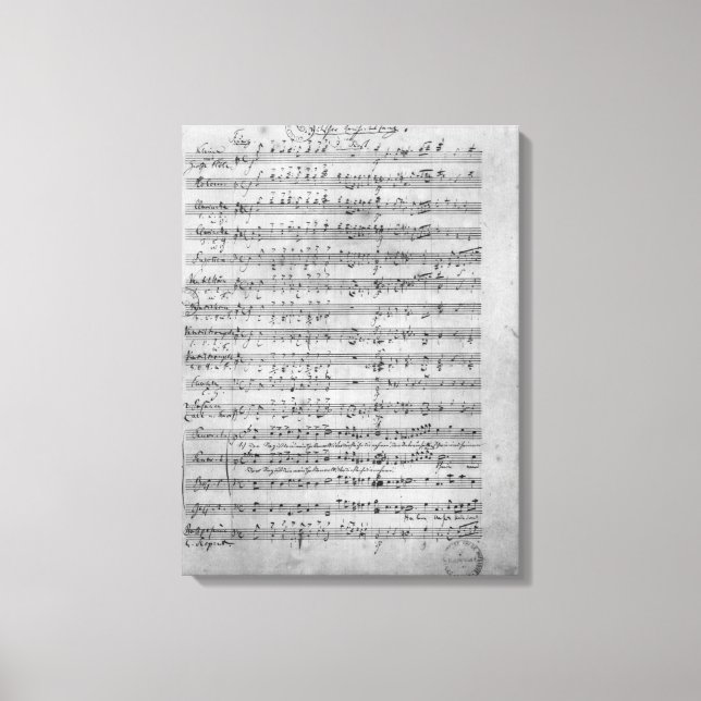 Three Lieder Canvas Print (Front)