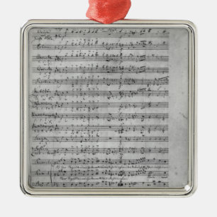 Three Lieder Metal Ornament