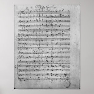 Three Lieder Poster