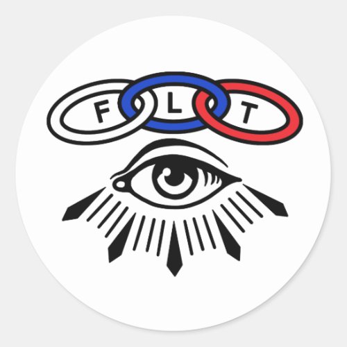 Three Links and Eye IOOF Sticker
