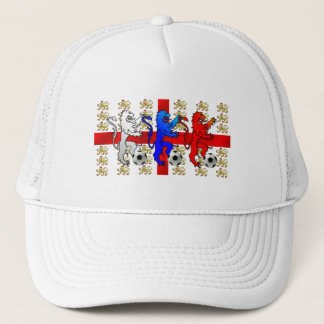 Three Lions football lovers peak baseball cap