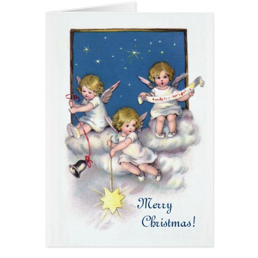 Three Little Angels Card | Zazzle