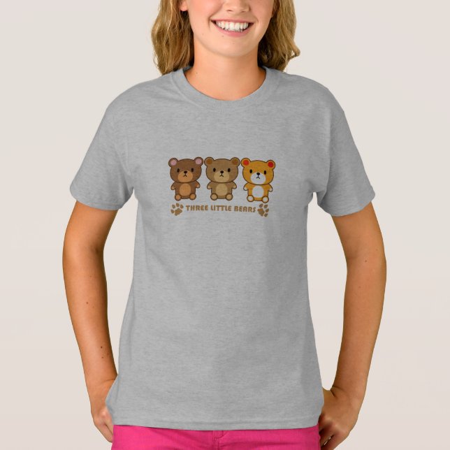 Three little bears T-Shirt (Front)