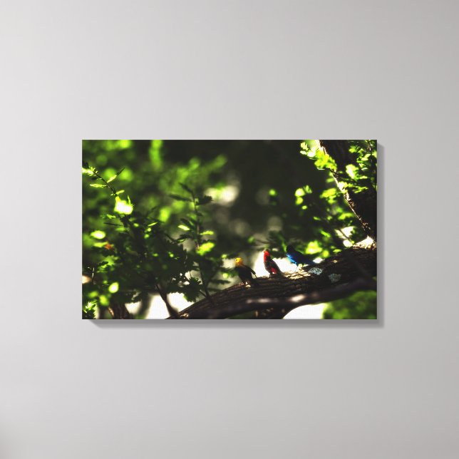 Three Little Birds Canvas Print (Front)