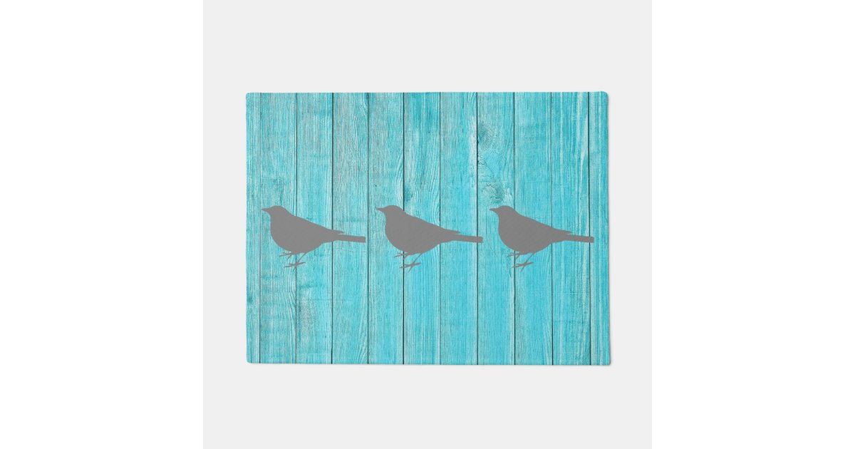 Three Little Birds Doormat Zazzle Com