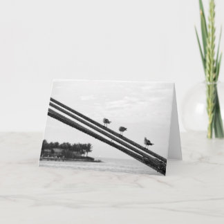 Three Little Birds ~ Vacation Letterpress Thank You Card