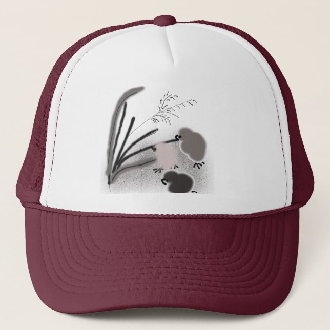 Three little chicks trucker hat (Front)