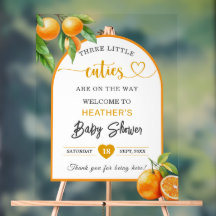 Three Little Cuties are on the Way Baby Shower