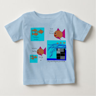 Three Little Fishes Baby T-Shirt