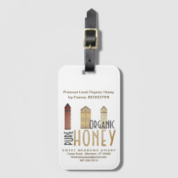 Three Little Hives Organic Honey Beekeeper&#39;s  Luggage Tag