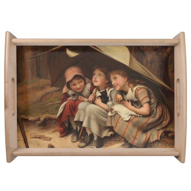 Three Little Kittens (by Joseph Clark) Serving Tray (Front)
