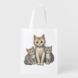 Three Little Kittens Grocery Bag